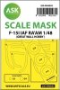ASK M48003 F-15I Ra'am double-sided painting mask for Great Wall Hobby 1/48